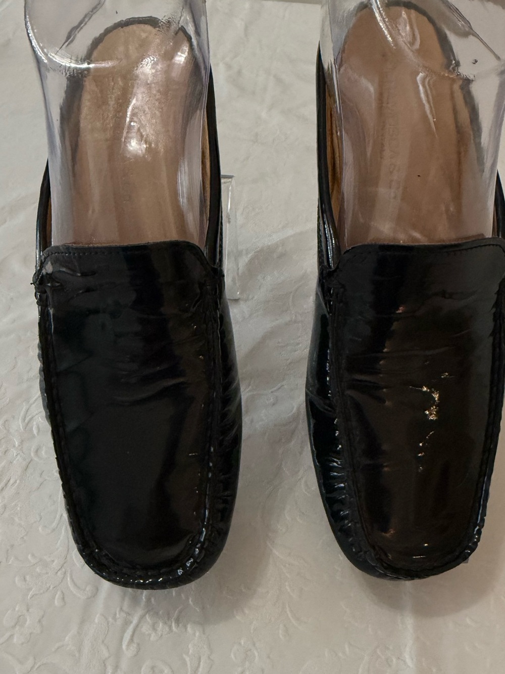 Fieramosca & Co. Black Patent Leather Slip on Mule.